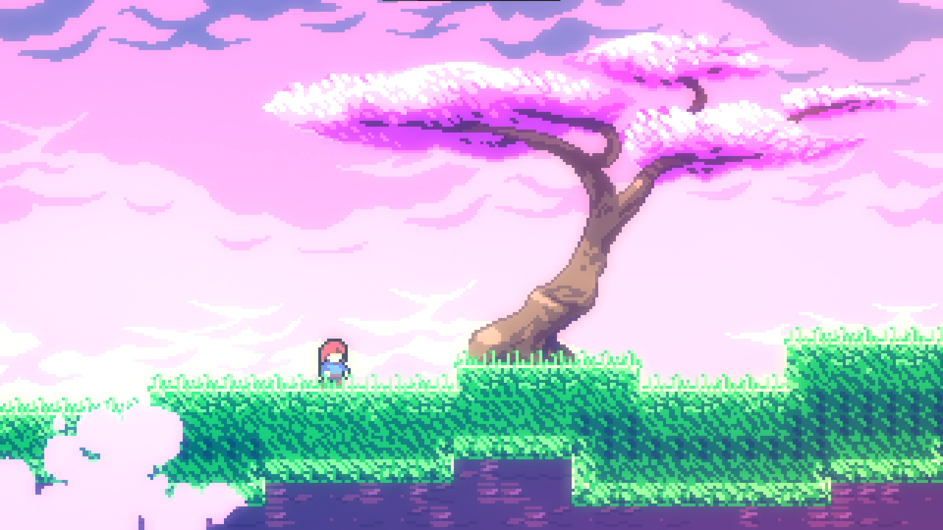 Picture of one of the last areas in Celeste